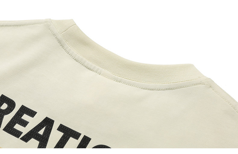 ALLIN 卡通印花短袖T恤男夏季美式重磅宽松百搭圆领五分半袖上衣详情36