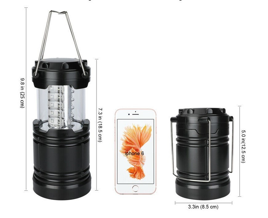 New camping light 30LED camping light, outdoor ultra-bright campsite tent light, automatic small horse light pic 1