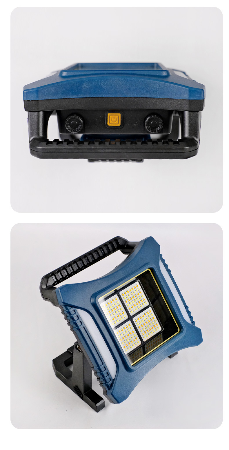 Cross-border outdoor portable lamp, charging, ultra-long battery life, flashing strong light, night fishing camping lamp, detachable battery patrol lamp pic 6