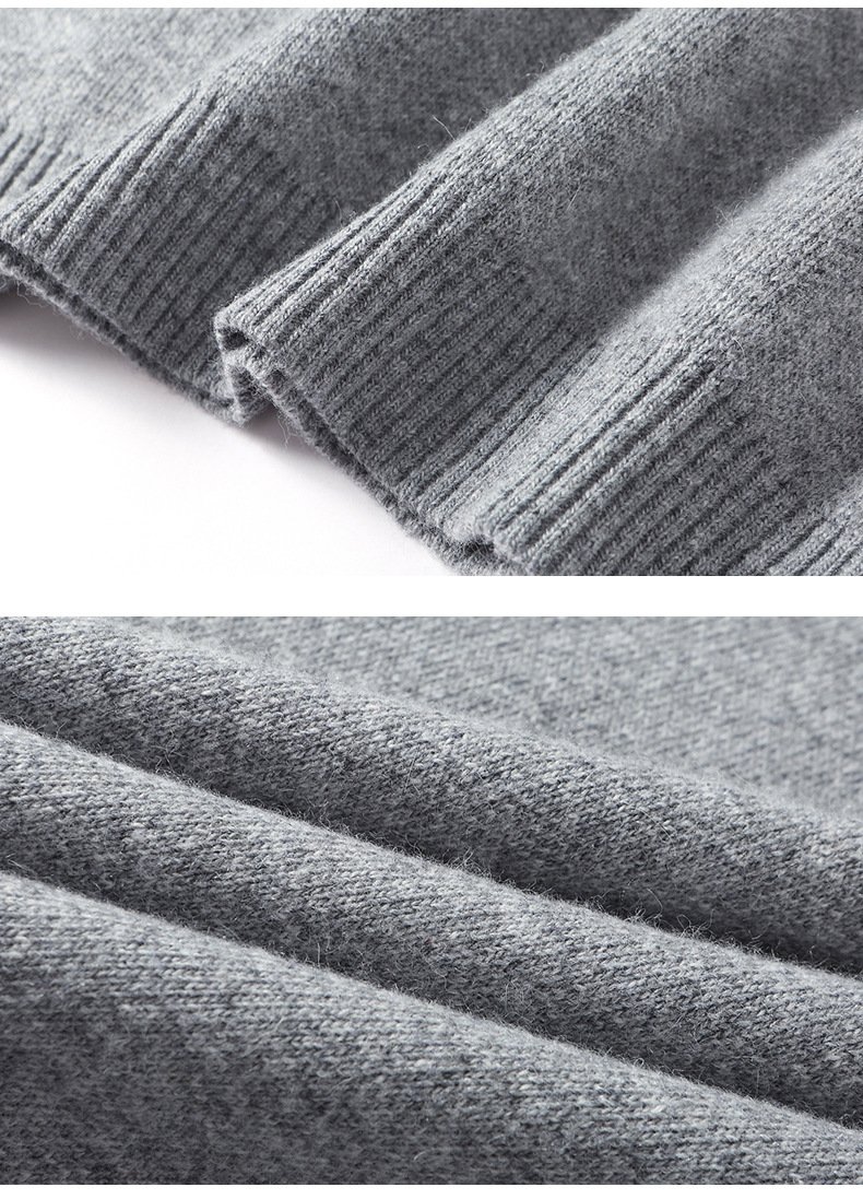 Women's fashion design sense: A purple sweater with a slanted lapel as the base layer for women's 2025 new autumn and winter single-wear knitted sweater pic 25