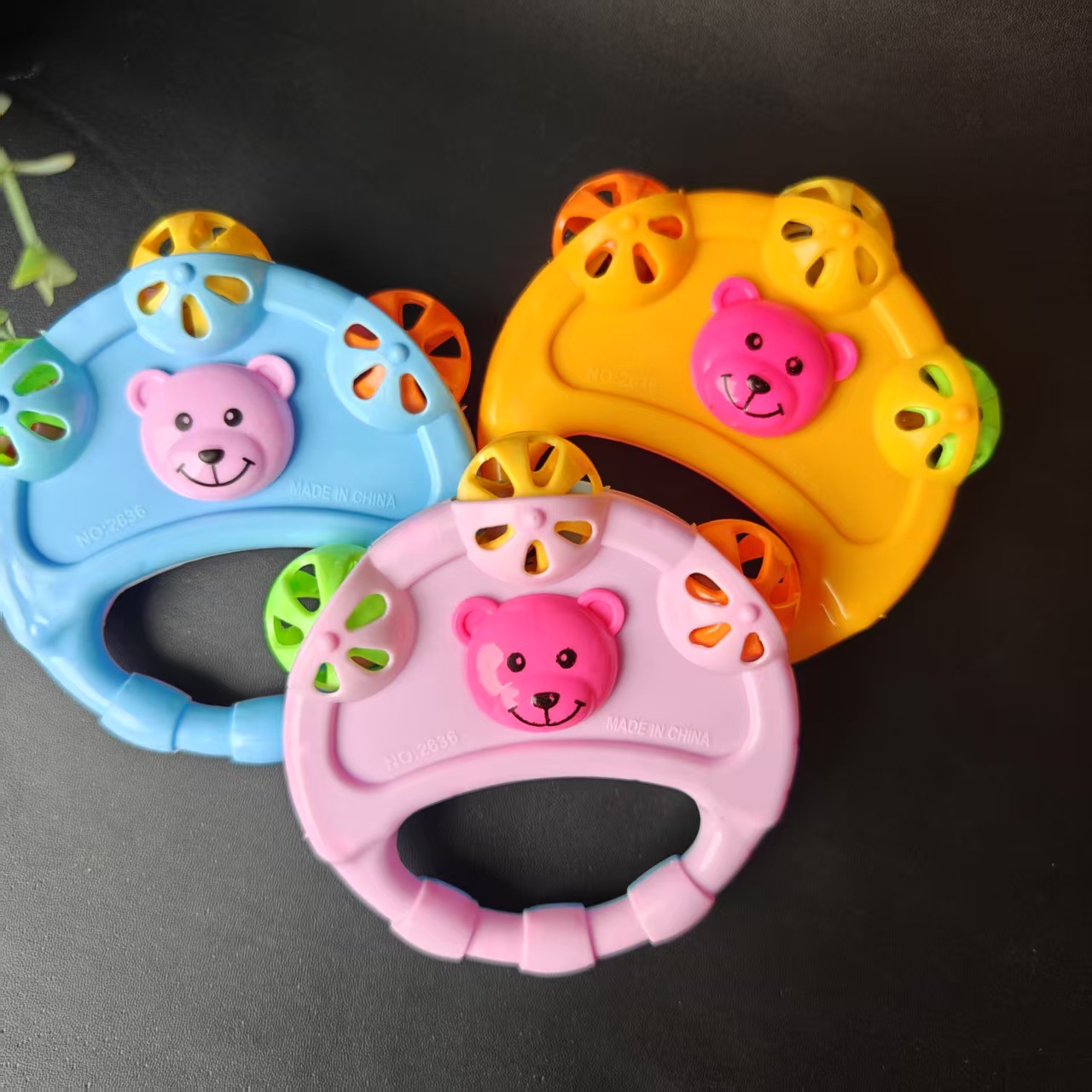 【 Zone 3-7 】2636 Bells 6/ Pack 648/ Box 2636 Bells for Early Education and Intelligence, Hand-held hollowed-out bells for children to ring, 2 yuan wholesale supply pic 5