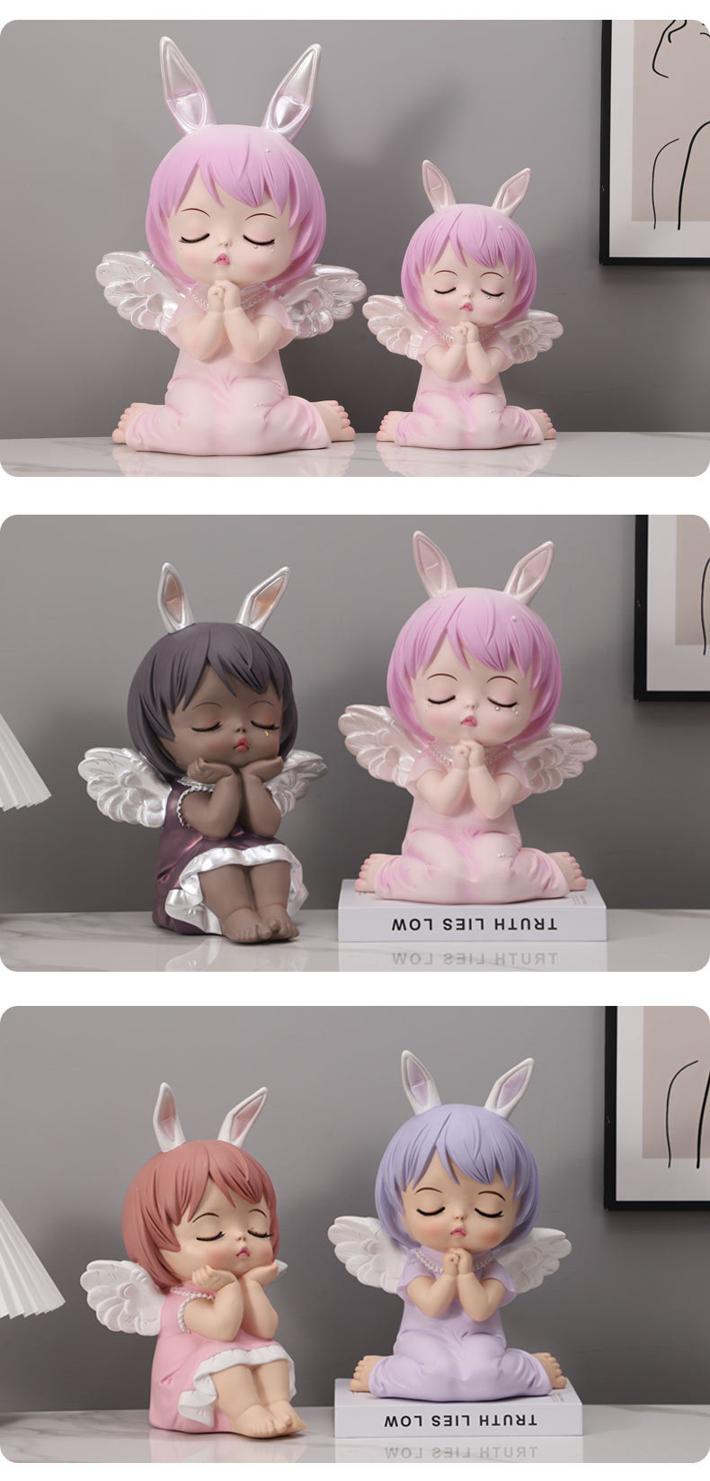 Cross-border new products: entrance hall desktop ornaments, home decorations, wedding gifts, home essentials, oversized Anne piggy bank pic 7