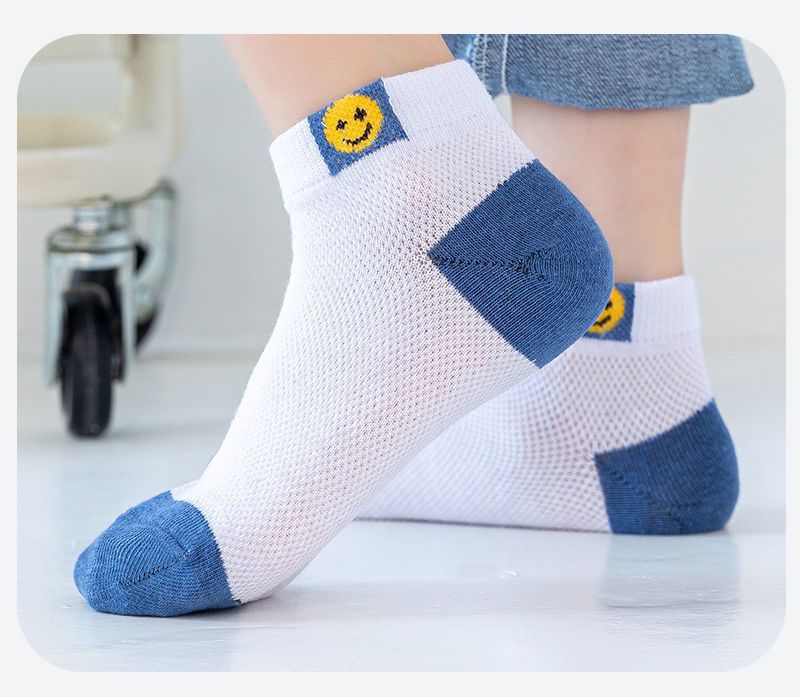 夏季儿童薄款袜子男童女童宝宝袜子网眼轻薄透气不起球短袜详情22