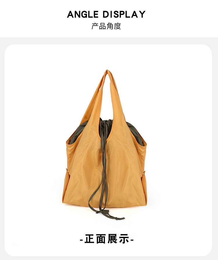跨境折叠购物袋大容量收纳袋防水超市便捷手提托特包环保袋子批发详情10