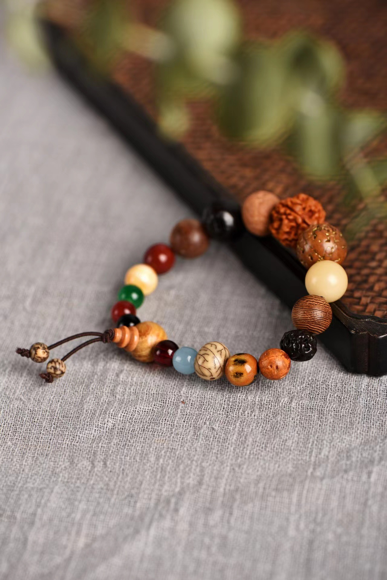 Hot-selling 18-seed Bodhi bead bracelet, 18-bead root prayer bead chain, temple connection, scenic spot commemoration of male and female couples pic 4