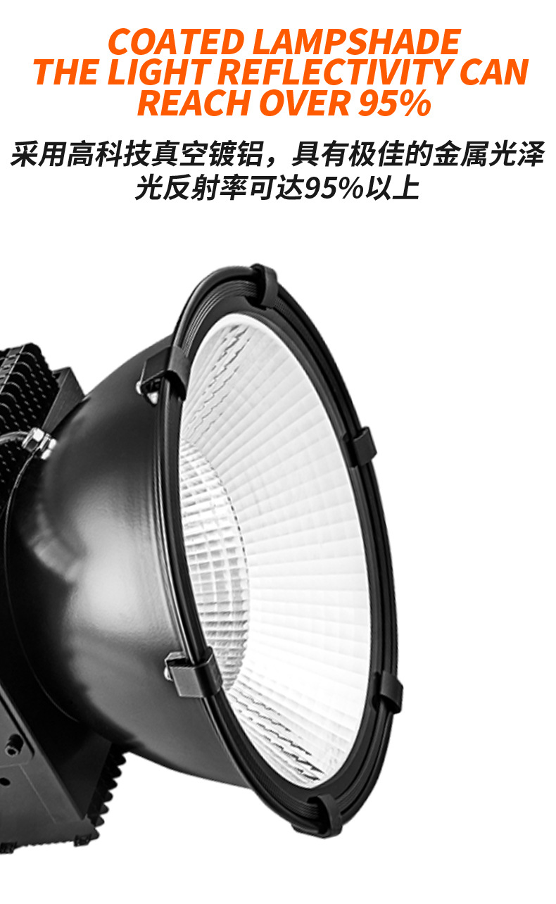 Cross-border LED tower crane light, 1000w searchlight, outdoor engineering and construction lighting, high-pole lamp, high-power floodlight pic 11