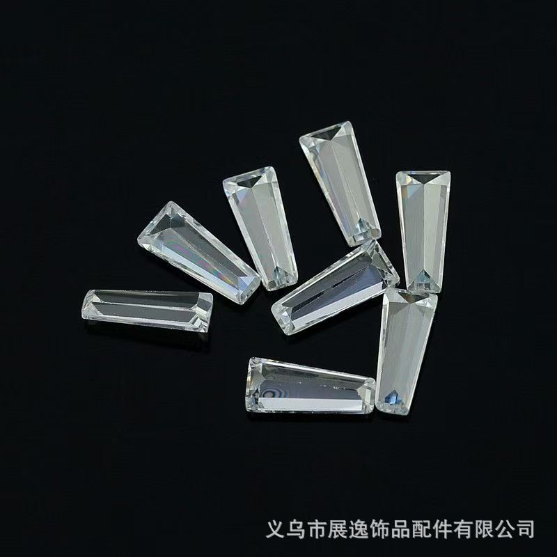 网红爆款高品质梯形锆石多规格源头厂家直供现货批发diy服装首饰详情5