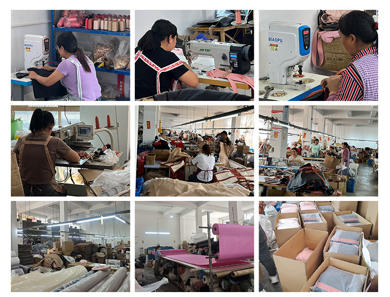 现货全黑色加厚PU面料可折叠旅行包随身服装行李袋可带上飞机便携详情20