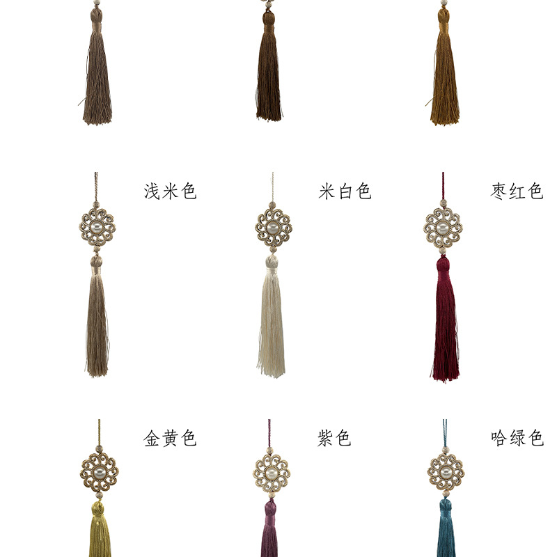窗帘吊穗帘头窗幔吊球桌旗沙发装饰配件流苏吊坠欧式挂饰珍珠挂球详情6