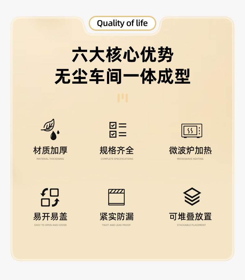 一次性餐盒MFPP塑料饭盒微波加热便当盒外卖打包盒快餐盒厂家直销详情2