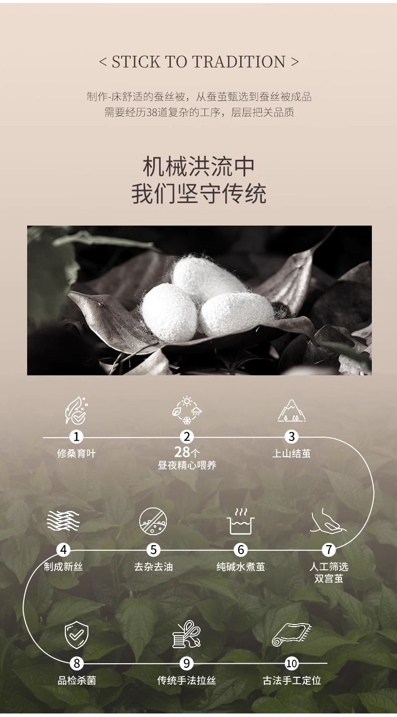 Class a genuine Tongxiang silk quilt, 100% mulberry silk, summer cool quilt core, spring and autumn winter quilt, wedding joy quilt, mother quilt pic 4