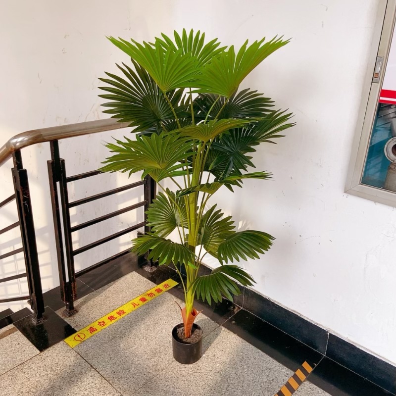 Factory store simulation potted plants, artificial trees, scattered sunflowers, fan-shaped sunflower trees, courtyard landscaping, homestay decoration, green plant ornaments pic 14