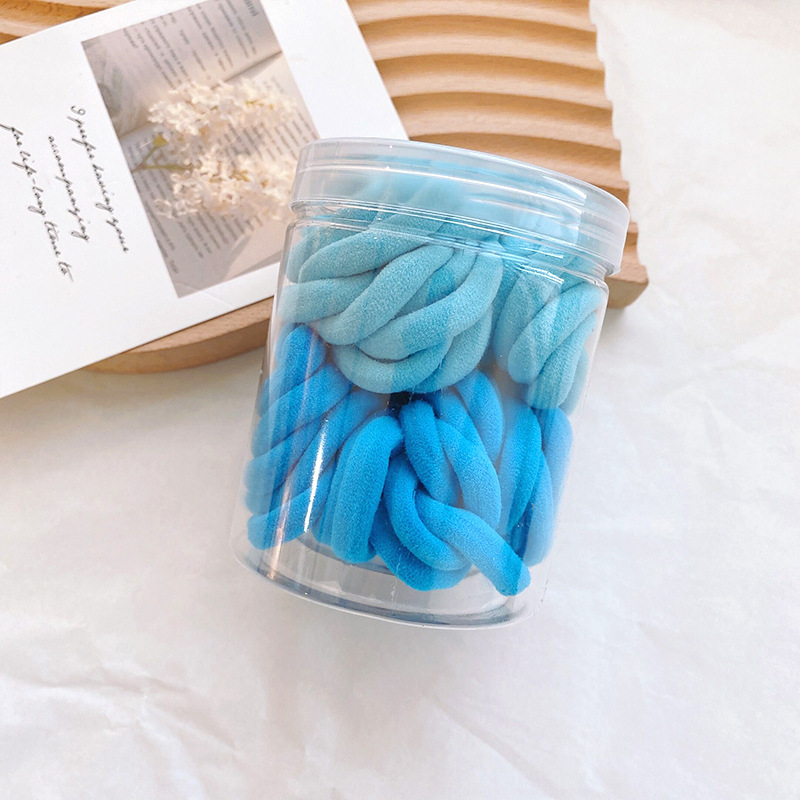 50 canned candy-colored seamless towel bands, high-elasticity and durable hair ties, and colorful hair ties for girls pic 7