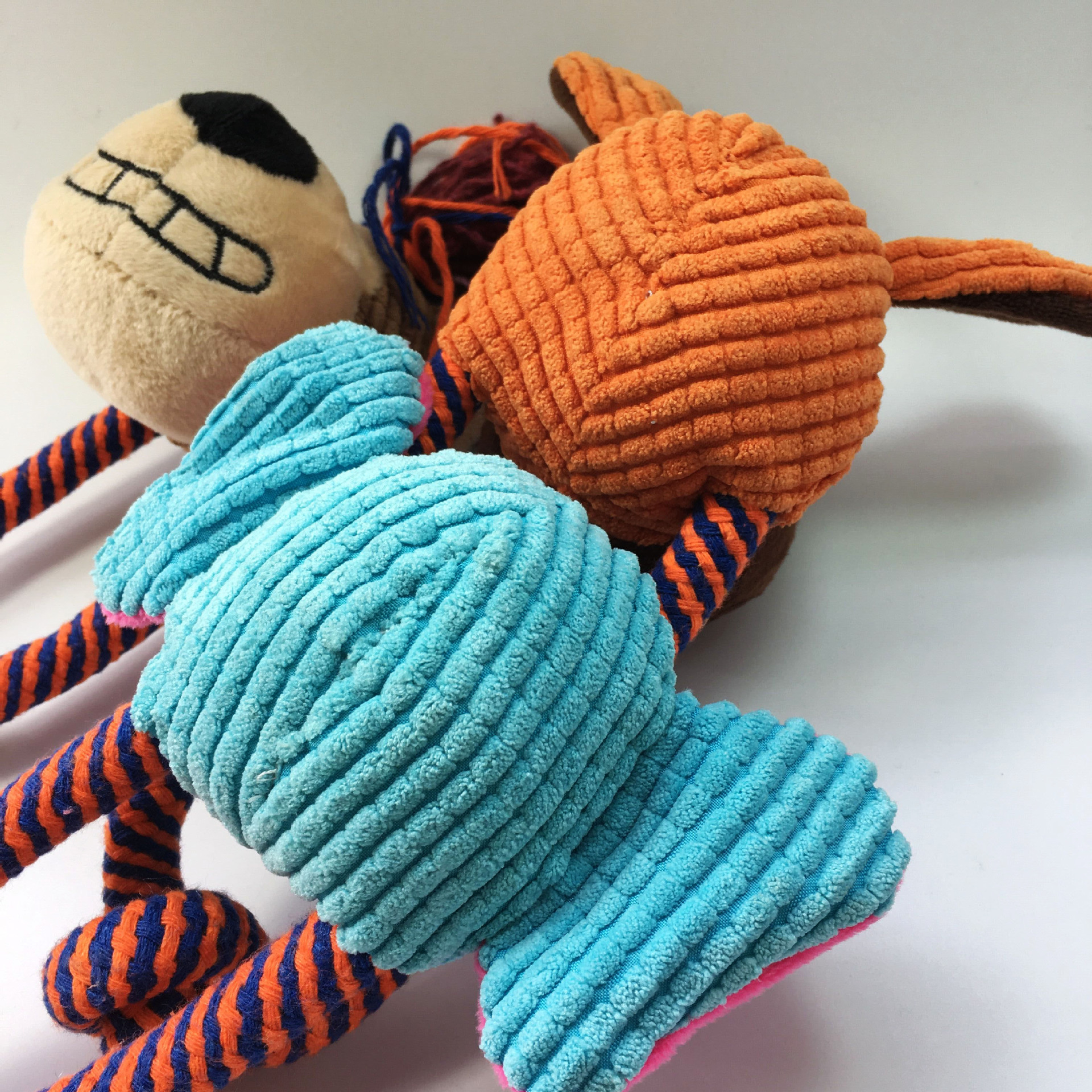 Pet toys: Teddy, small dog, golden Retriever, big dog, durable, fun, plush, sound-making cotton rope, and multiple combination toys pic 7