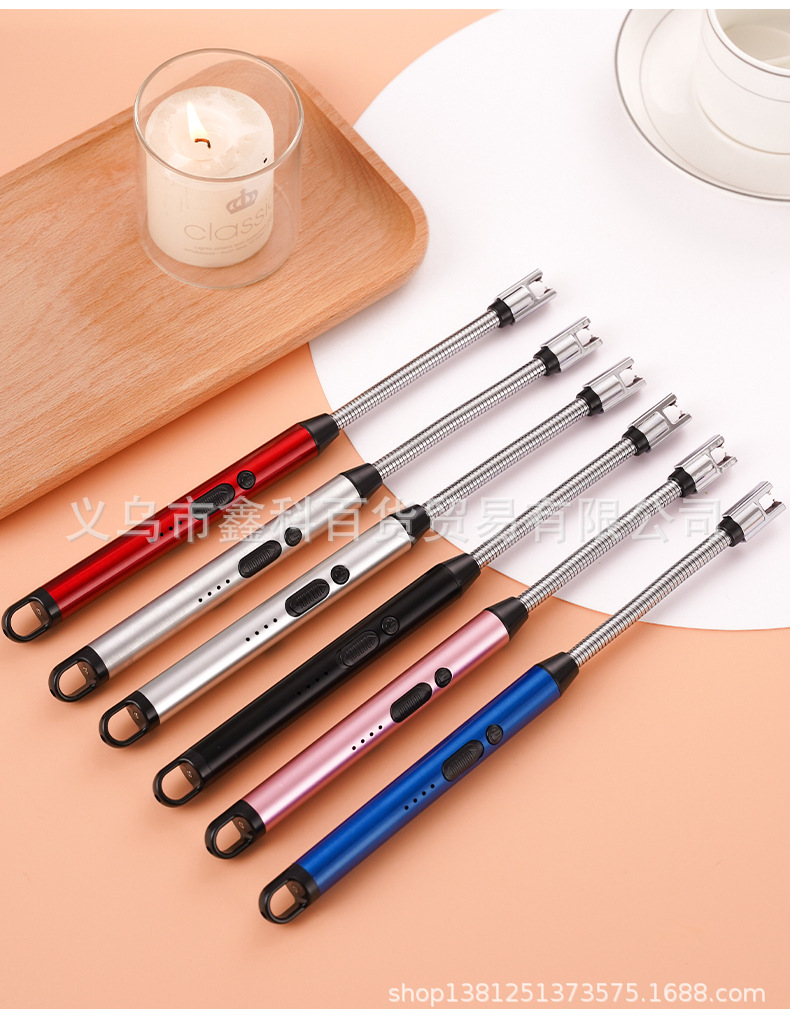 JL825新款家用点火器点火器充电打火机户外防风电弧脉冲火机详情19