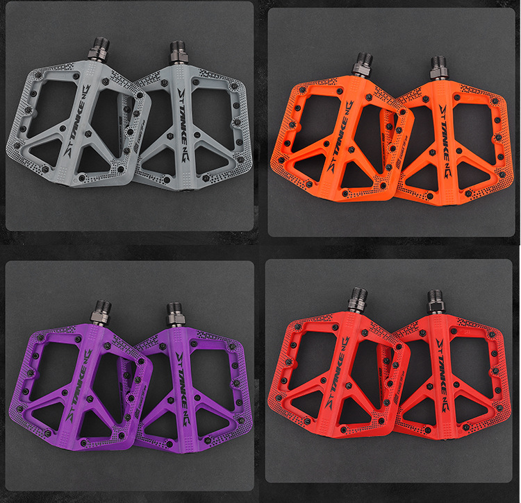 TANKE mountain bike pedal bearing anti-slip nylon road bike pedal parts pic 13