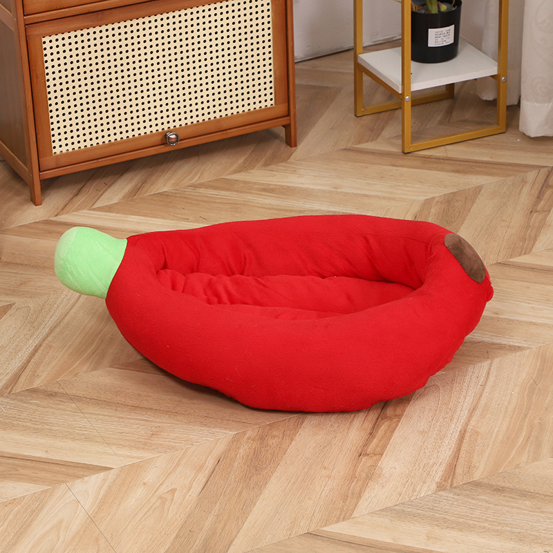Banana pet beds, cat beds, dog beds, cross-border super soft pet pads, thickened anti-slip, detachable and washable, wholesale for small and medium-sized dogs pic 11