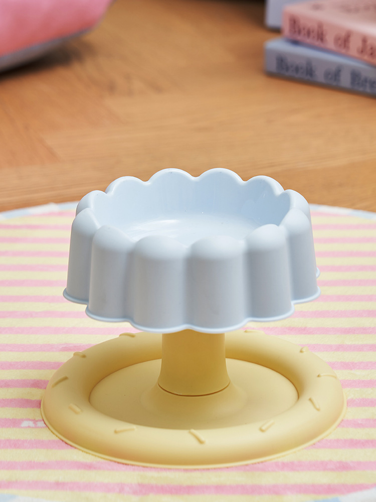 Pet stainless steel anti-knock cat food plate, high rack bowl, pet birthday bowl, dog rice bowl, detachable and easy to clean pic 17