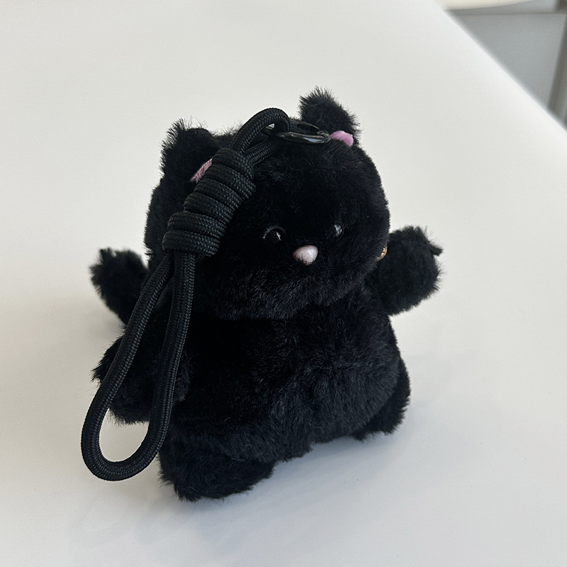 招财猫毛绒玩具公仔白色猫咪玩偶喵它崽可爱软萌猫咪送女生日礼物详情6