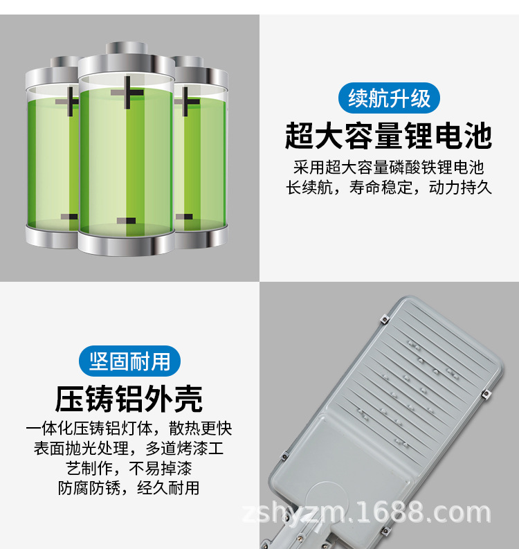 太阳能路灯户外灯家用庭院灯照明灯led太阳能灯防水厂家直销详情8