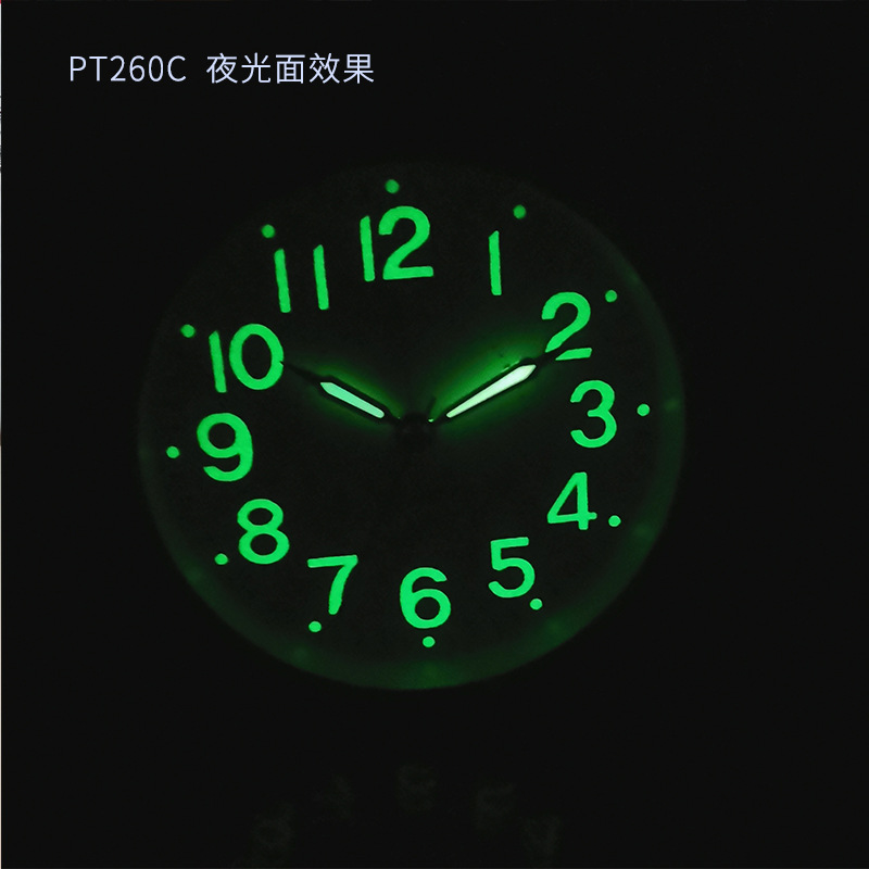 4-inch electroplated metal silent double bell alarm clock, glass silk-screened scale digital clock face, luminous clock face pic 14