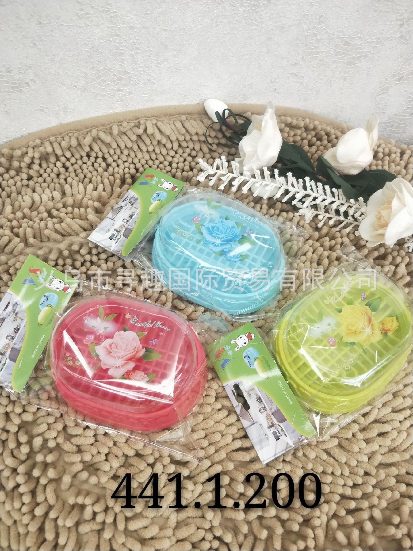 A variety of cross-border foreign trade soap storage boxes are available for selection. Cartoon wall-mounted soap boxes without punching holes are available for wholesale pic 21