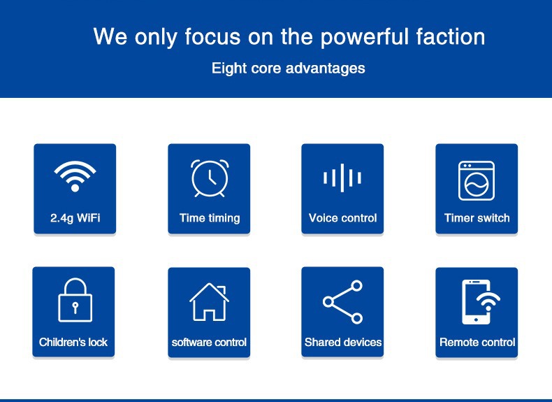 أداة التوصيل الذكي Wifi Wefi Wefi Europe Up: Up، Up، Up، Tuya Web pic 2