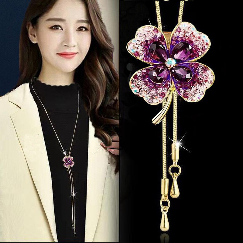 跨境合金毛衣链女高级感轻奢长项链时尚百搭流苏秋冬服装配饰挂件详情20