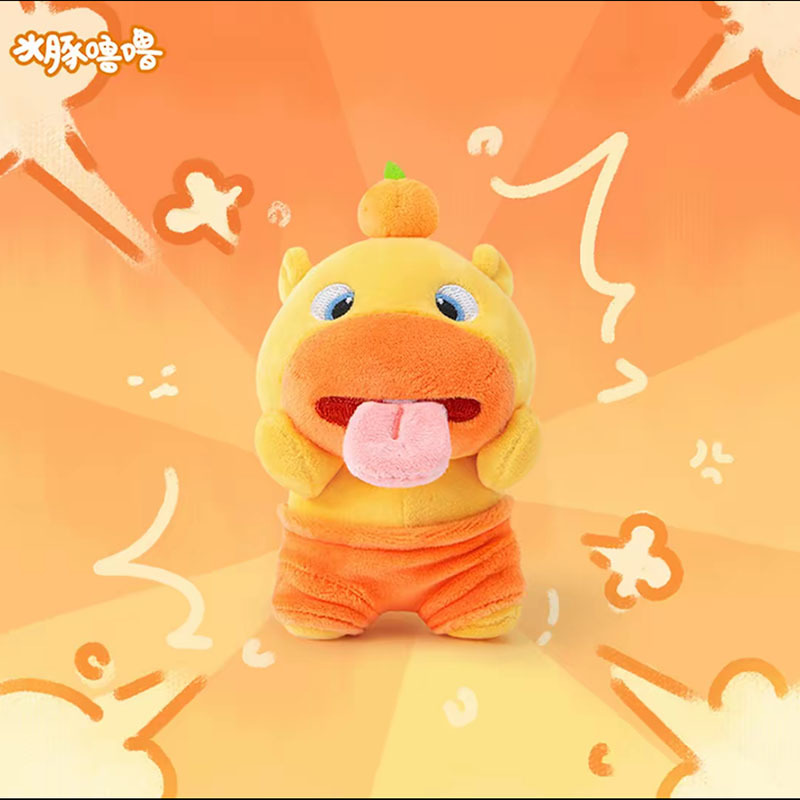 蒜鸟发声玩偶武汉文创蒜鸟挂件毛绒玩具小菜鸡搞怪语音公仔钥匙扣详情15