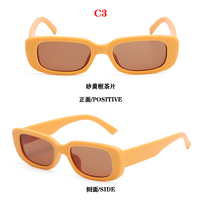 2022 New trendy square small-frame sunglasses for women and beach sunglasses for men, cross-border sales, wholesale of fashionable sunglasses pic 7
