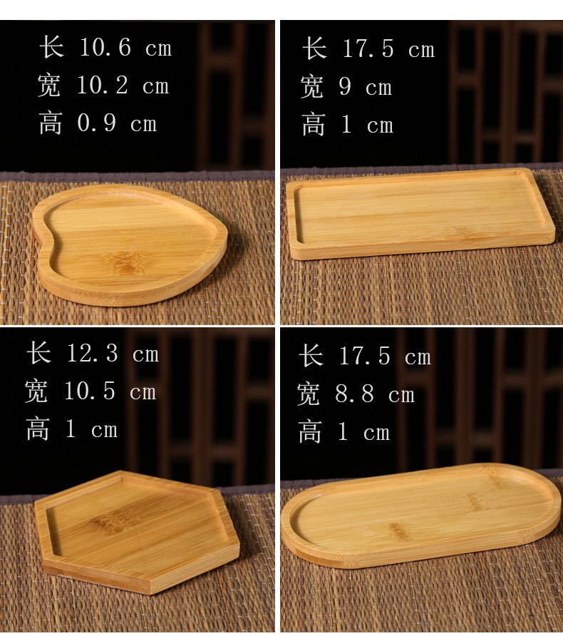 跨境竹杯垫餐垫花盆垫DIY手工材料底胚儿童托盘马赛克制作方圆形详情8