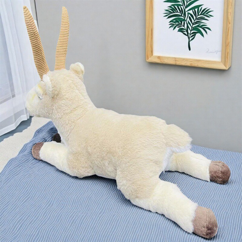Customized plush toys of simulated animals, Saiga antelope dolls, throw pillows, skin-friendly soothing gifts, accessories and decorative items from the manufacturer pic 2