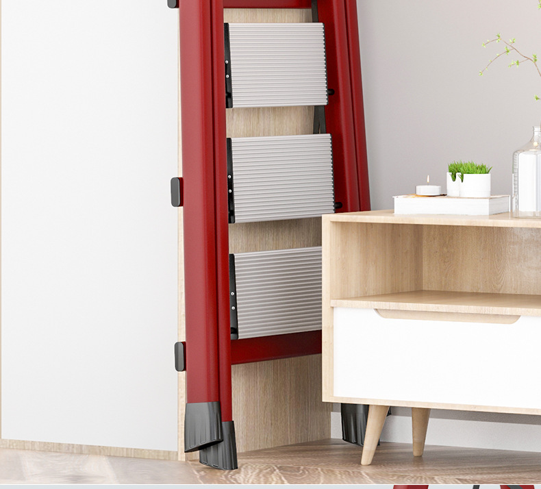 家用折叠梯室内加厚人字梯多功能楼梯铝合金踏板四五步梯登高梯子详情19