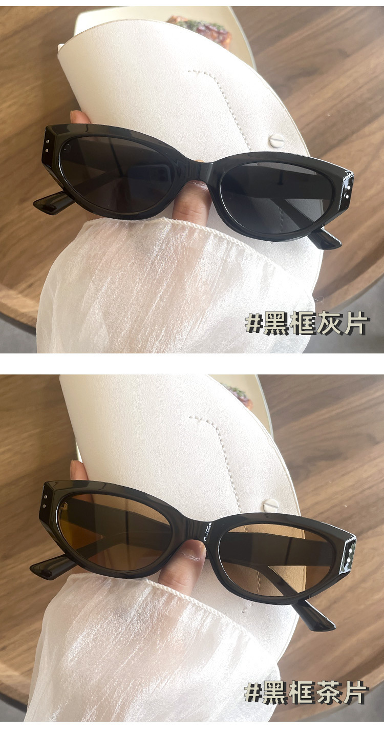 jennie同款gm墨镜女夏韩版潮复古高级感防紫外线猫眼太阳眼镜女详情9