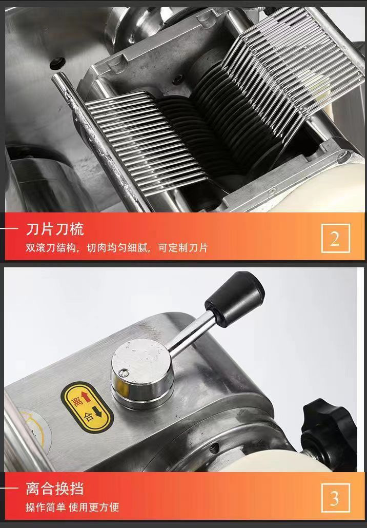 Direct sales from the manufacturer of commercial meat grinders, high-power countertop meat grinders, and meat slicing and cutting machines specifically designed for meat shop kitchens pic 12