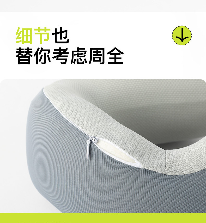 New U-shaped pillow, neck support pillow, memory foam neck support pillow, office nap pillow, travel portable pillow pic 11