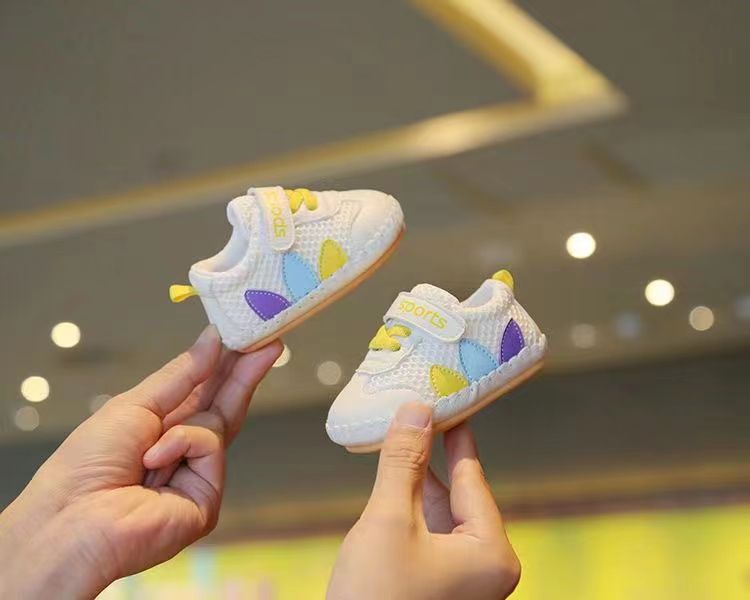 春秋季0一1岁宝宝软底学步鞋小童透气网面鞋3-6-10个月婴幼儿童鞋详情17