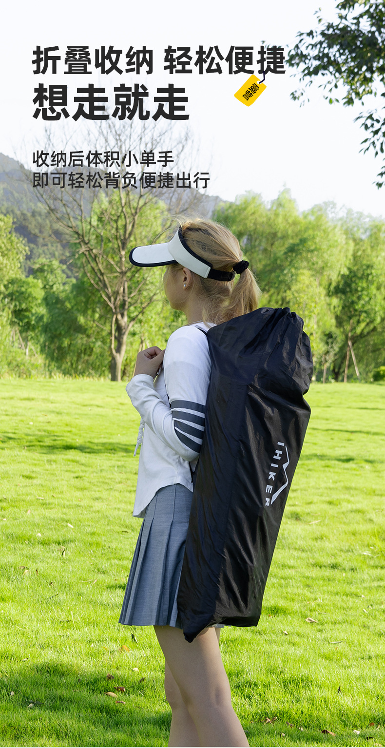 户外三件套五件套折叠椅小方凳连体椅聚拢桌椅套装小方桌椅露营椅详情6