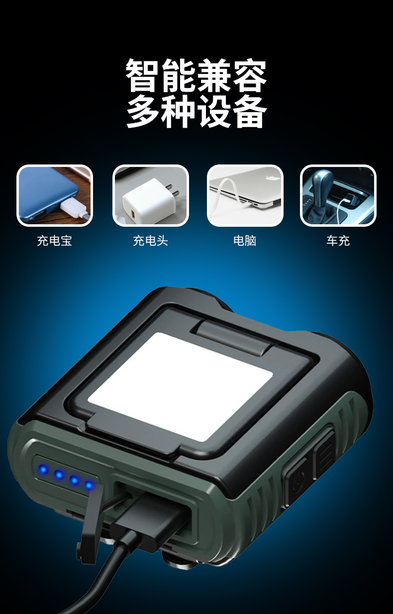 Wholesale of 2025 Cross-border new sensor headlamps, outdoor Bright, long-range, long-lasting led red light fishing cap lamps pic 6