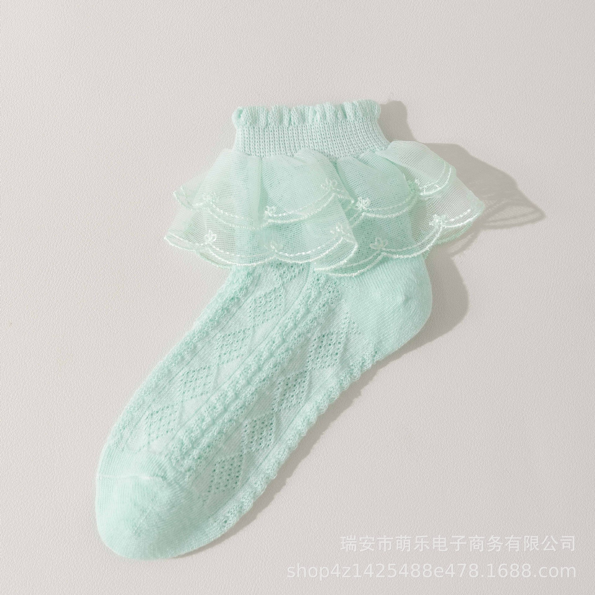 儿童拉丁舞舞蹈花边袜女童蕾丝薄款公主袜棉春秋夏白色花边袜女详情21