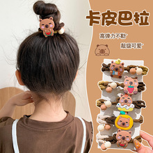 彩虹编织儿童头绳发圈扎头发可爱卡通公仔皮筋diy发饰皮套女批发详情31