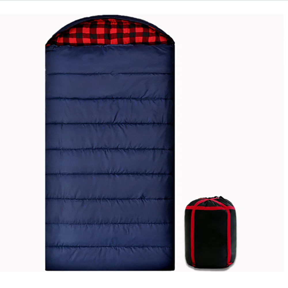 Factory wholesale adult outdoor sleeping bags, single person in spring, autumn and winter, spliced thickened sleeping bags for midday rest, travel and camping pic 5