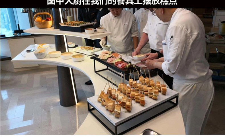 塑料托盘长方形酒店客房北欧茶盘水杯托盘洗漱用品餐饮餐具商用黑详情6