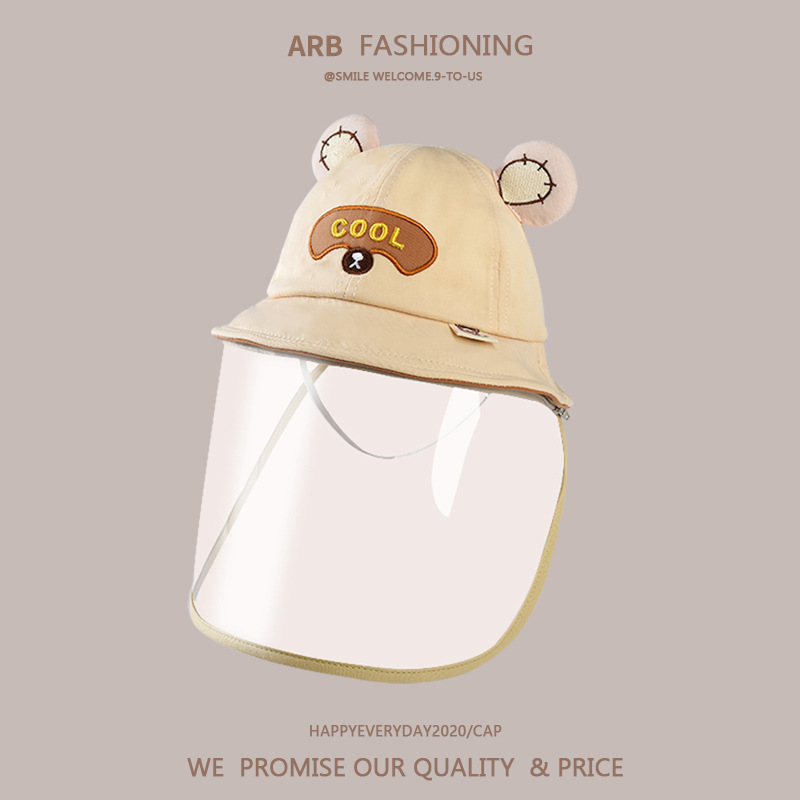 婴儿防护面罩0岁儿童宝宝防护帽防飞沫隔离外出帽子秋冬一岁详情6