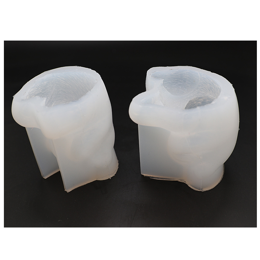 Danny Panda ice cube mold Aromatherapy gypsum Candle Simulation Silicone Bear Drip Glue Chocolate Decorative Silicone mold pic 3