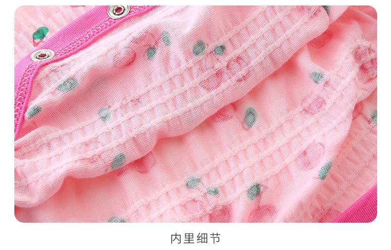 婴儿夏季无袖连体衣新生儿夏装包屁衣薄款宝宝吊带衣服童装3183详情19