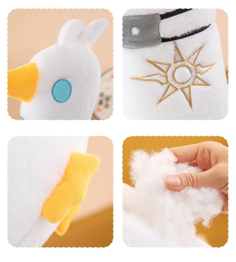 卡通大白鹅毛绒玩具AI玩具哭哭马星星人可爱软萌玩偶 plush玩具详情7