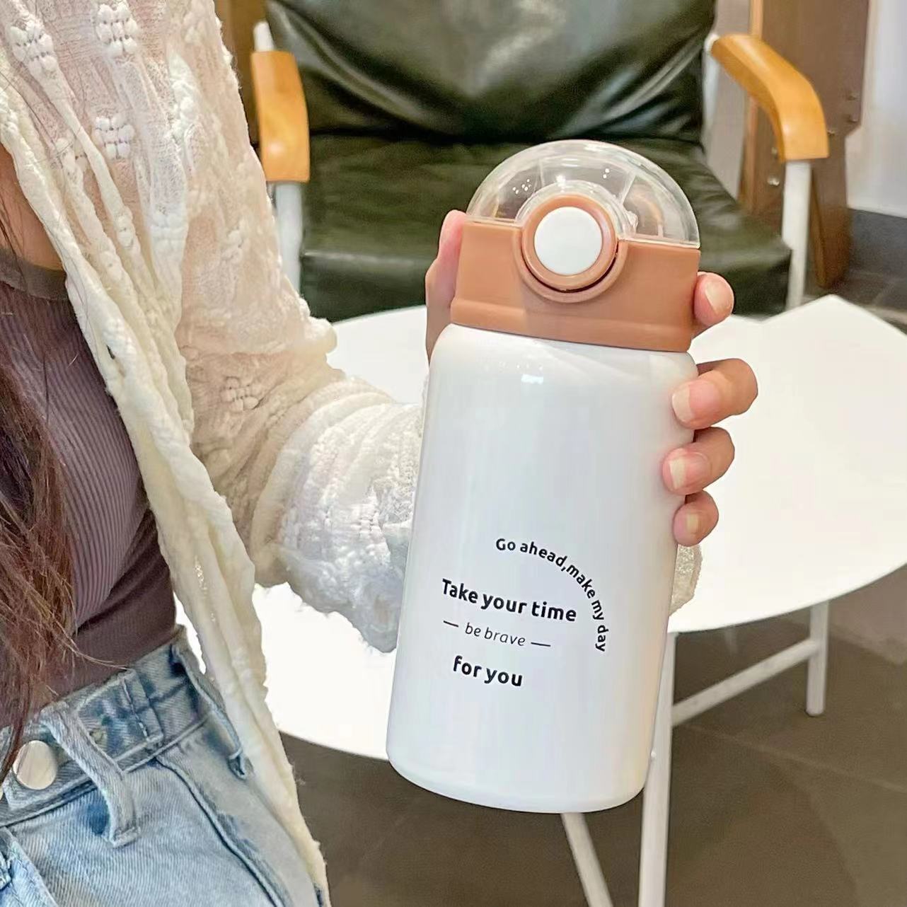 简约保温杯女生吸管杯子ins高颜值网红2025新款大人学生儿童水杯详情4