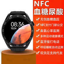One-stop consignment of cross-border MT200 blood glucose smartwatch, blood pressure, heart rate, ECG, Bluetooth call and sports watch pic 2