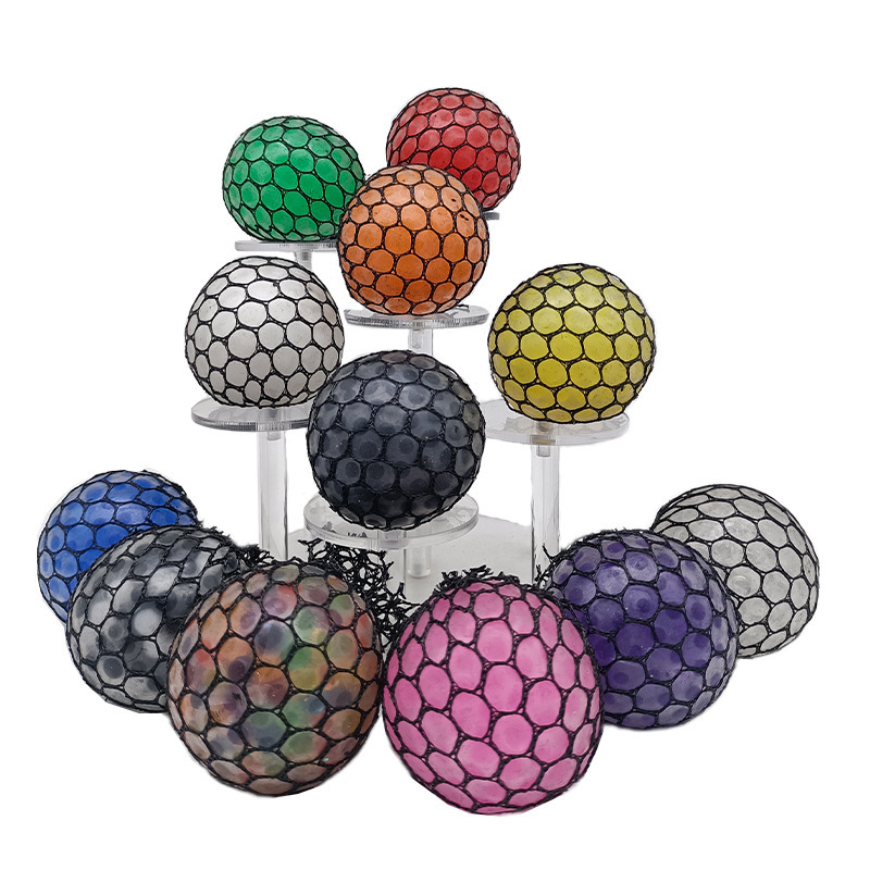 捏捏乐新款解压玩具手捏葡萄珠子球发泄球整蛊橡塑泡沫塑料球详情6